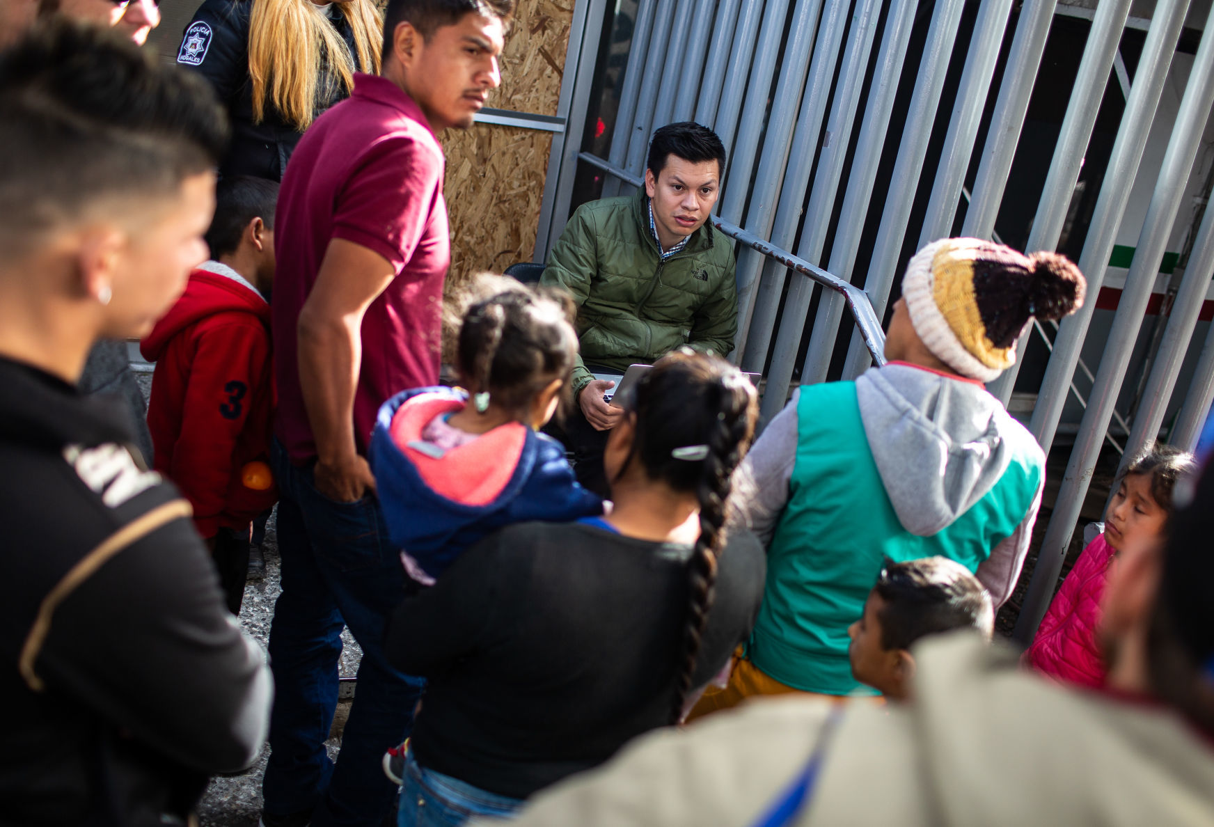 Asylum seekers in Nogales, Son.